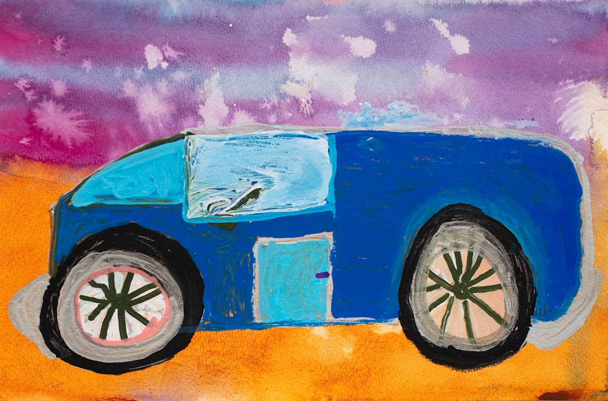 Blue Minibus by Patrick Rainey, Image 8.