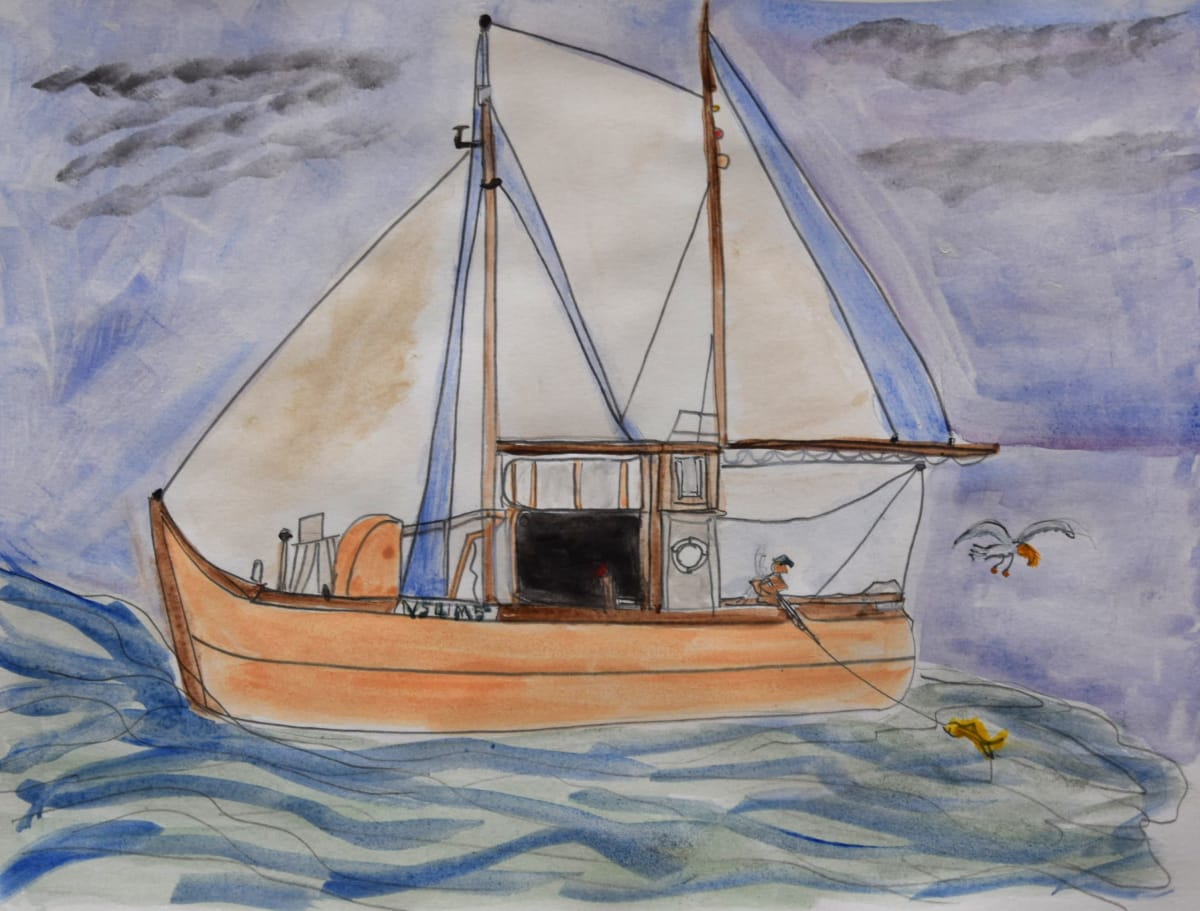 Fishing Boat by Robert Lacey 