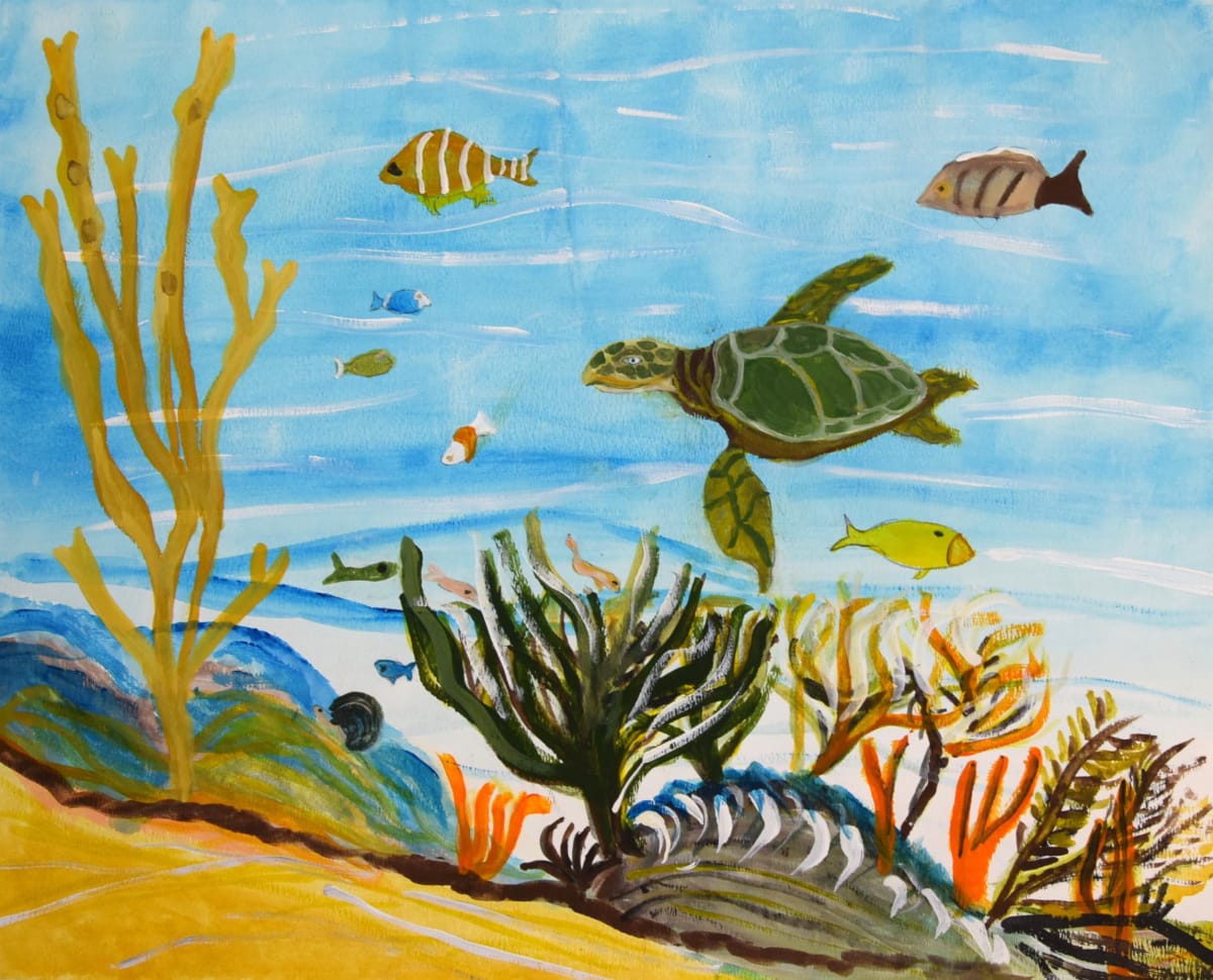 Turtles Swimming  with Friends by Robert Lacey, Image 1.