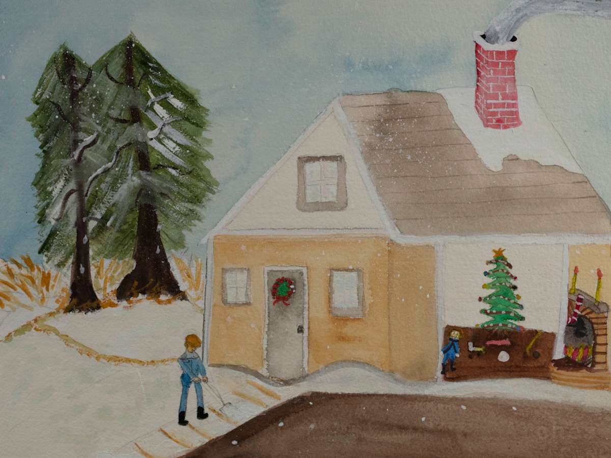 Shoveling the Snow by Robert Lacey, Image 14.