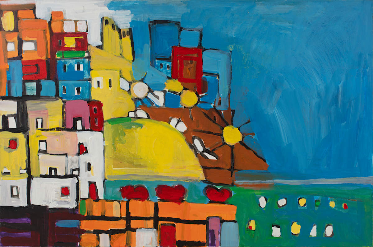 Coastal Town Italy by Samantha  Bowers  