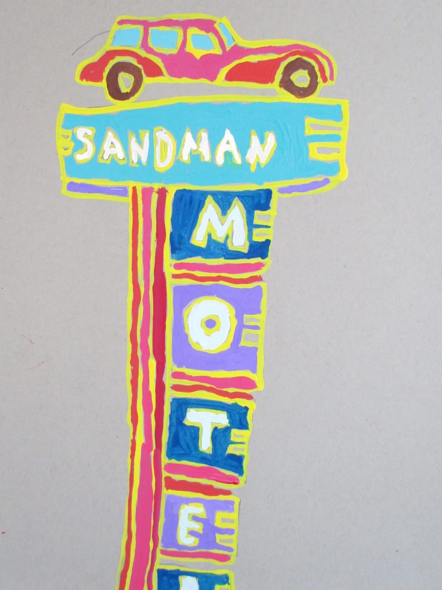 Sandman Motel by Patricia  Drake 