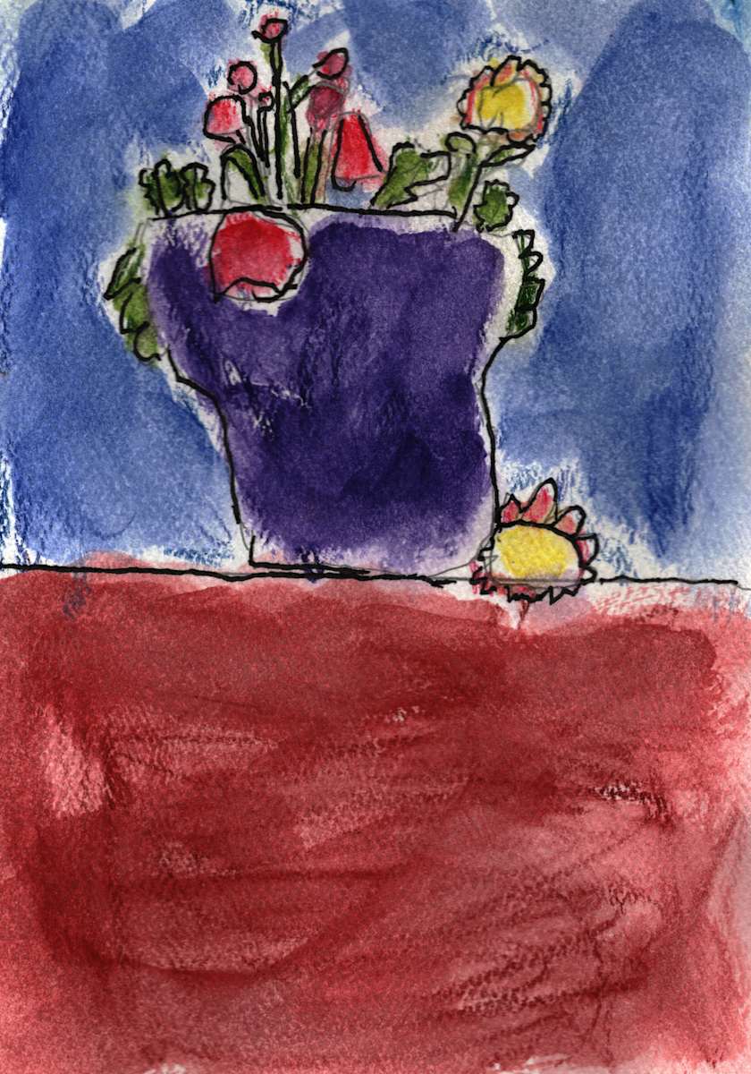 Purple Vase by Sarah Stadlin, Image 1.