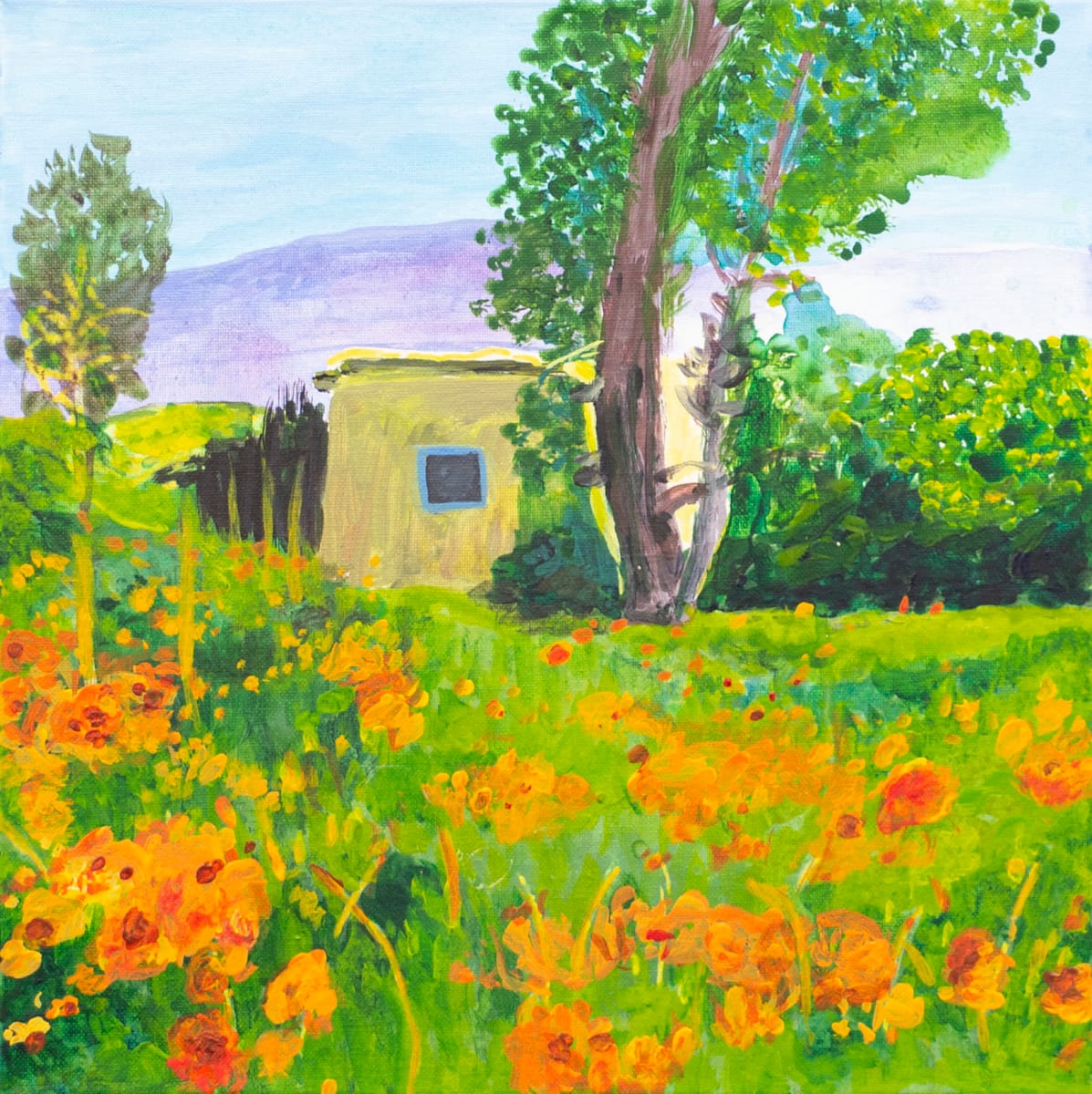 Backyard Flowers by Tom Schmidt, Image 1.