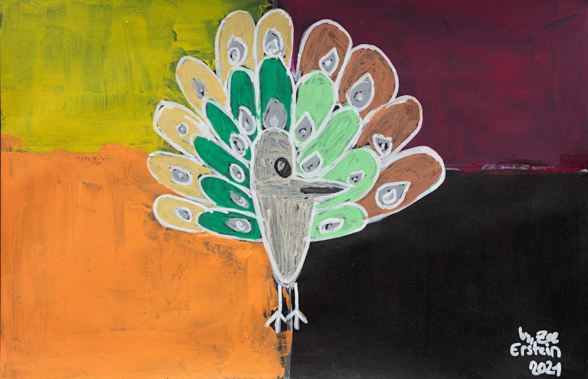 Peacock by Zoe Epstein 