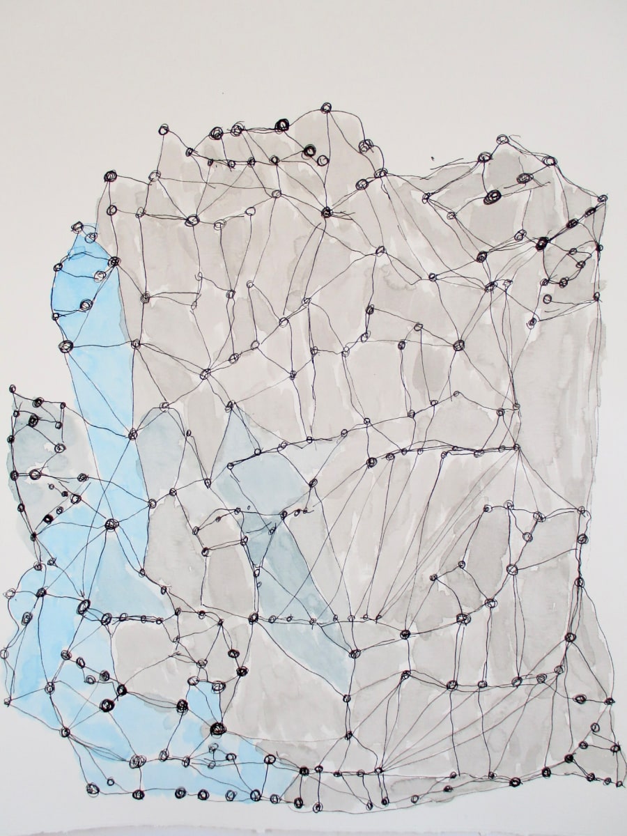 Blue/Gray/Teal Dot-to-Dot by Andrew Tomasini 