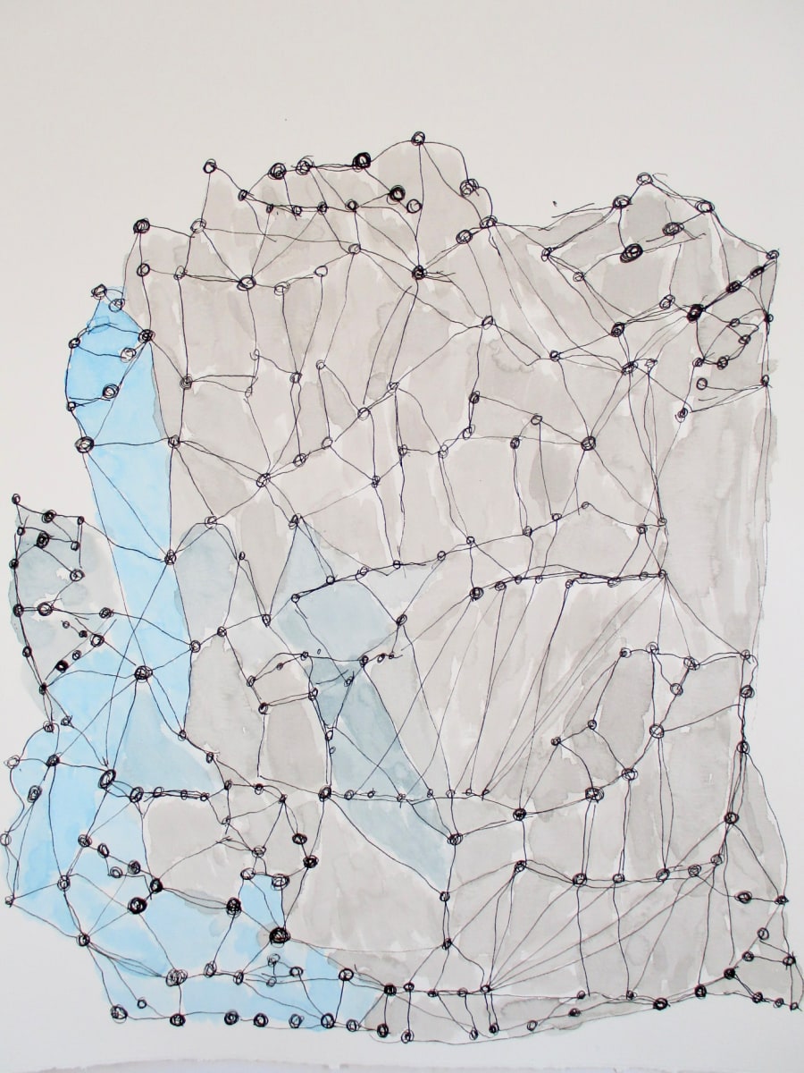 Blue/Gray/Teal Dot-to-Dot by Andrew Tomasini 