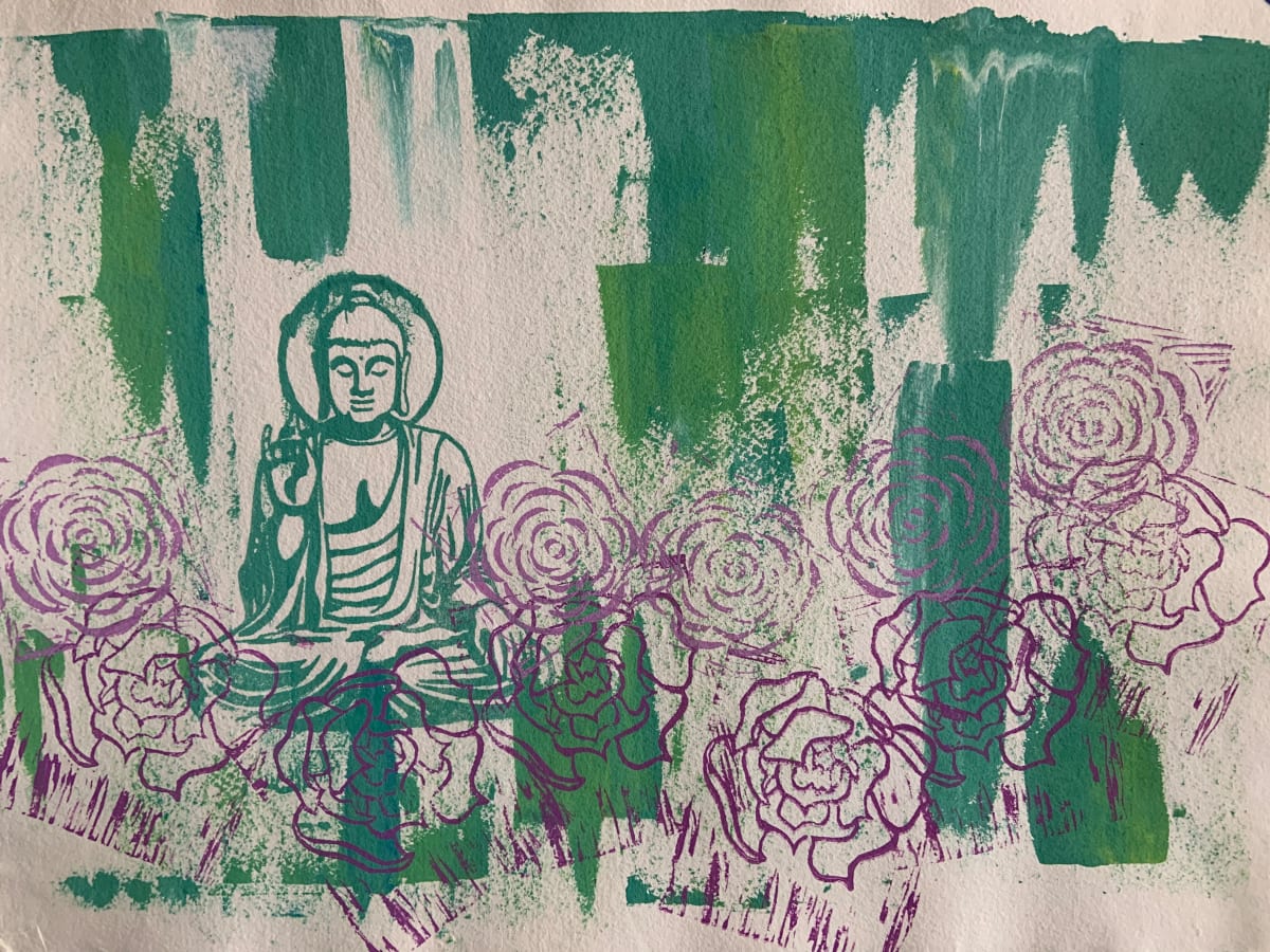 Rose Garden Buddha 