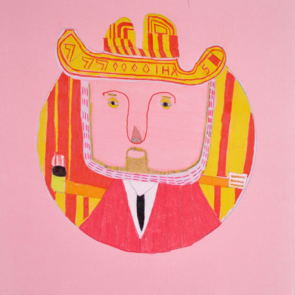 Chris Stapleton in Pink by Gill Hines, Image 1.