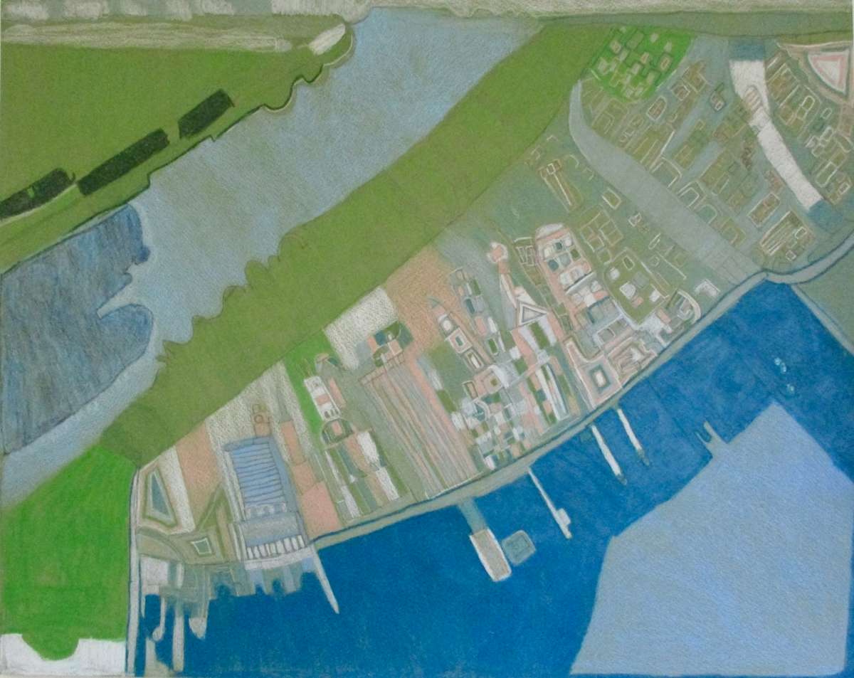 Manhattan Before and After by Gill Hines 