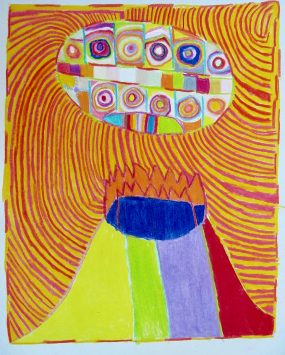 UFO Landing by Gill Hines 