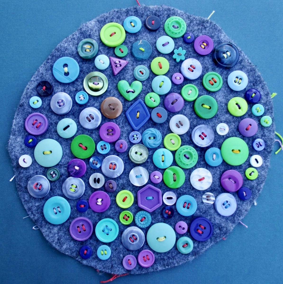 Button Blanket by Inez Robair 