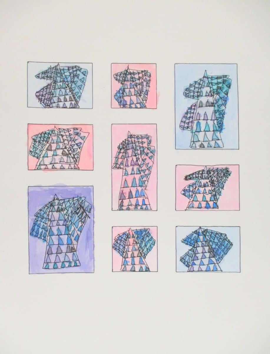 Nine Small Pictures by Jean Coury, Image 1.