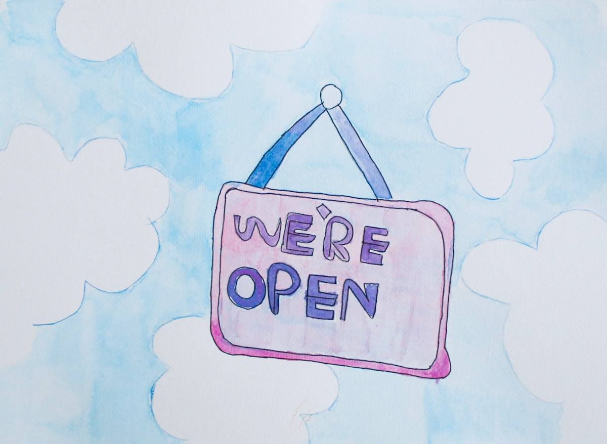 We're Open by K. Leigh Alfrey, Image 1.