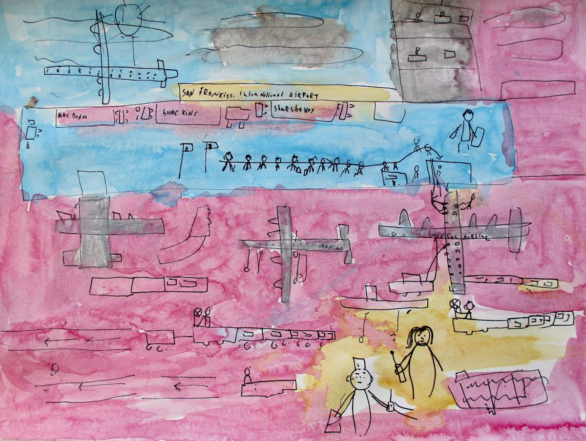 Airport by Namdar Moshiri 