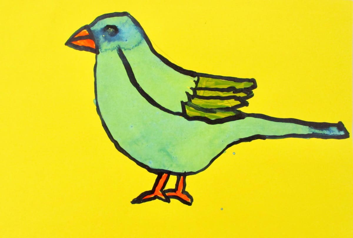 Blue Bird by Patricia  Drake 