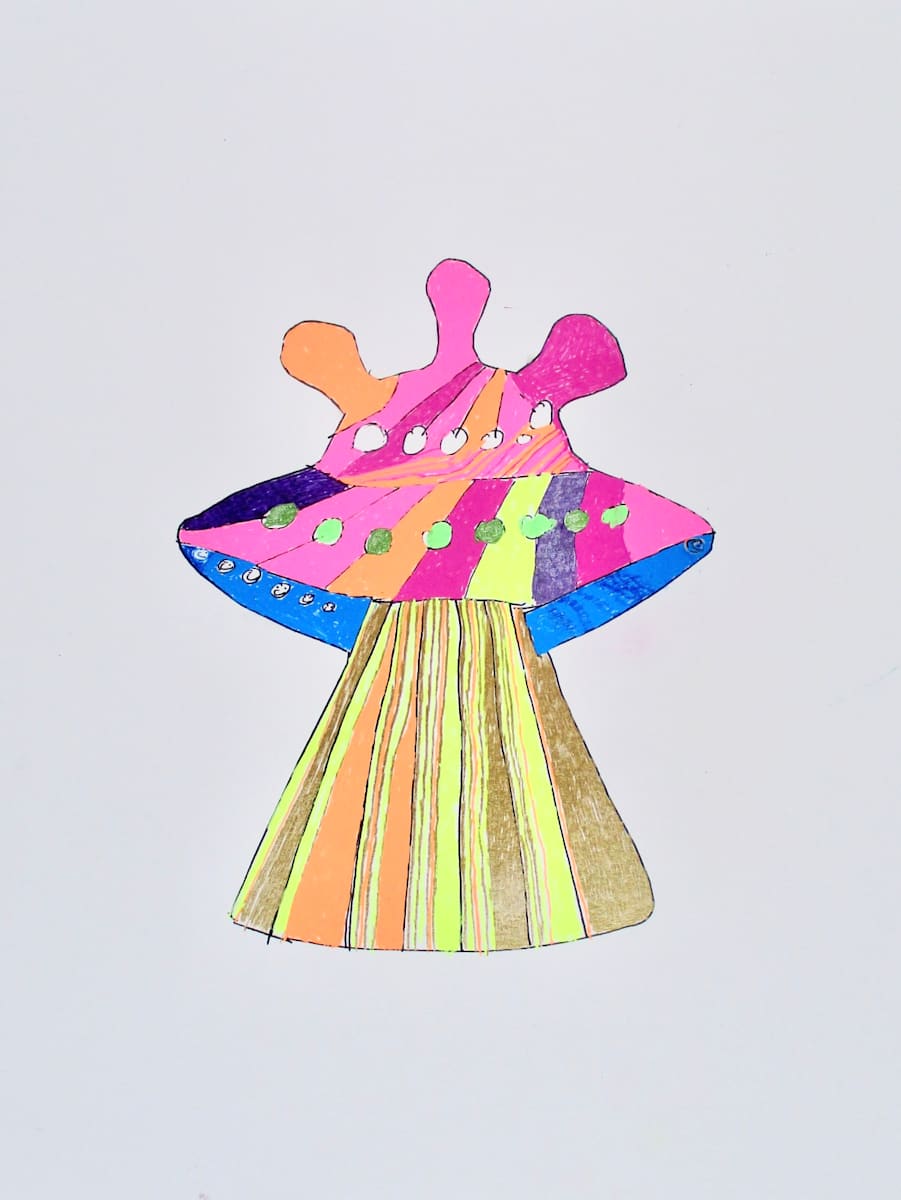 Psychedelic Saucer by Tanya Noske, Image 1.