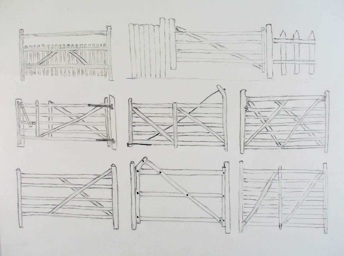 Fence Study #2 by Toni Johnston, Image 1.