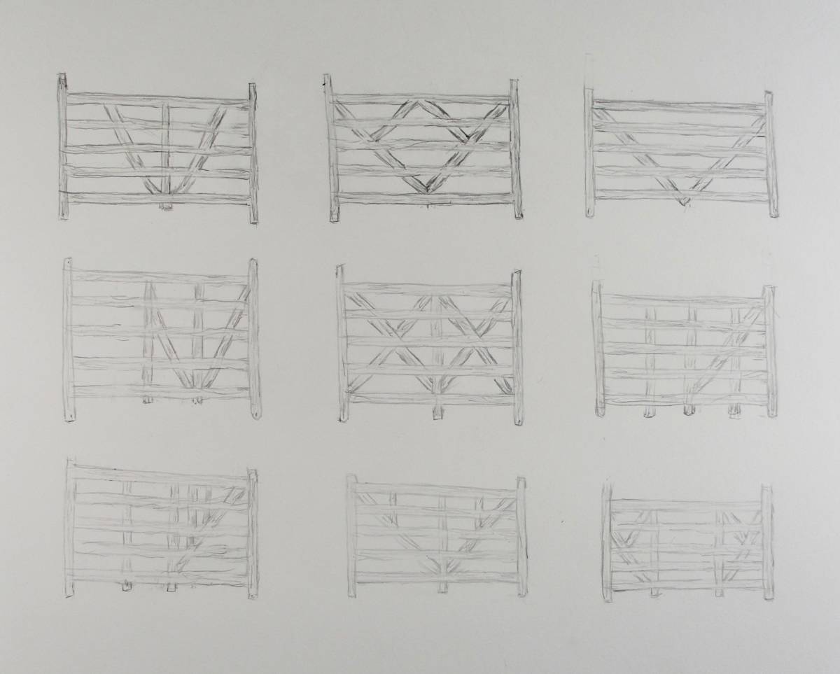 Fence Study #1 by Toni Johnston, Image 1.
