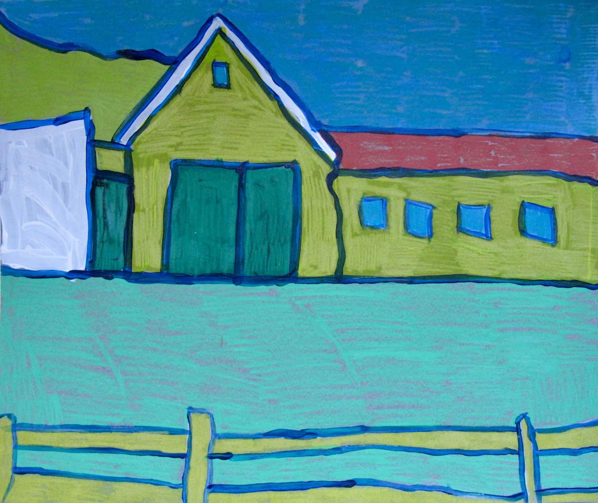 Green Barn by Patricia Drake, Image 1.
