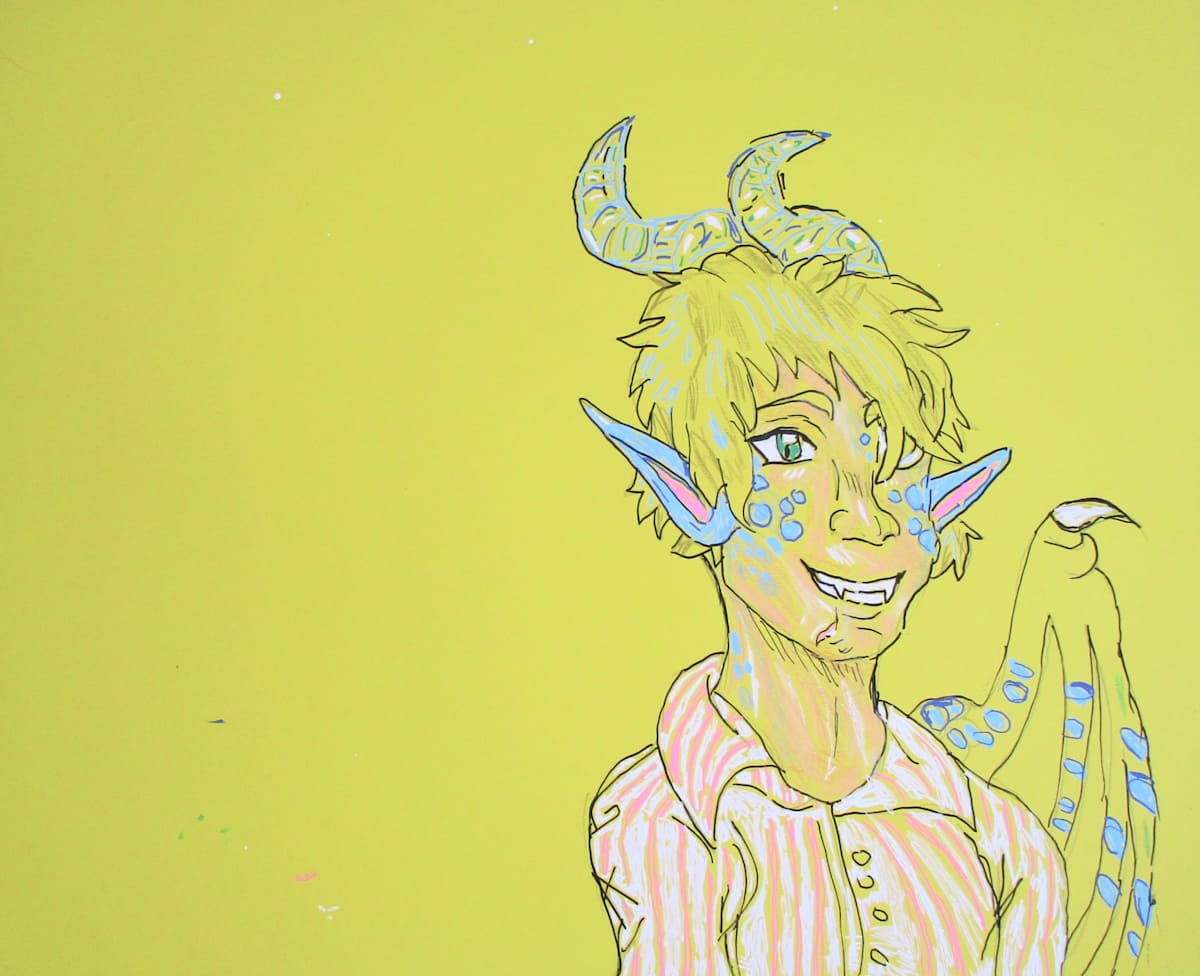 Dragon Person by Wren Burns, Image 1.