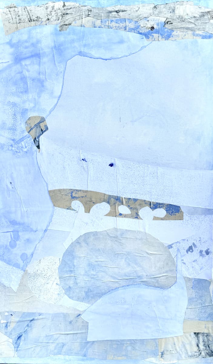 The Moon and the Air It Moves - Triptych - Left Panel by Peter Anderson 