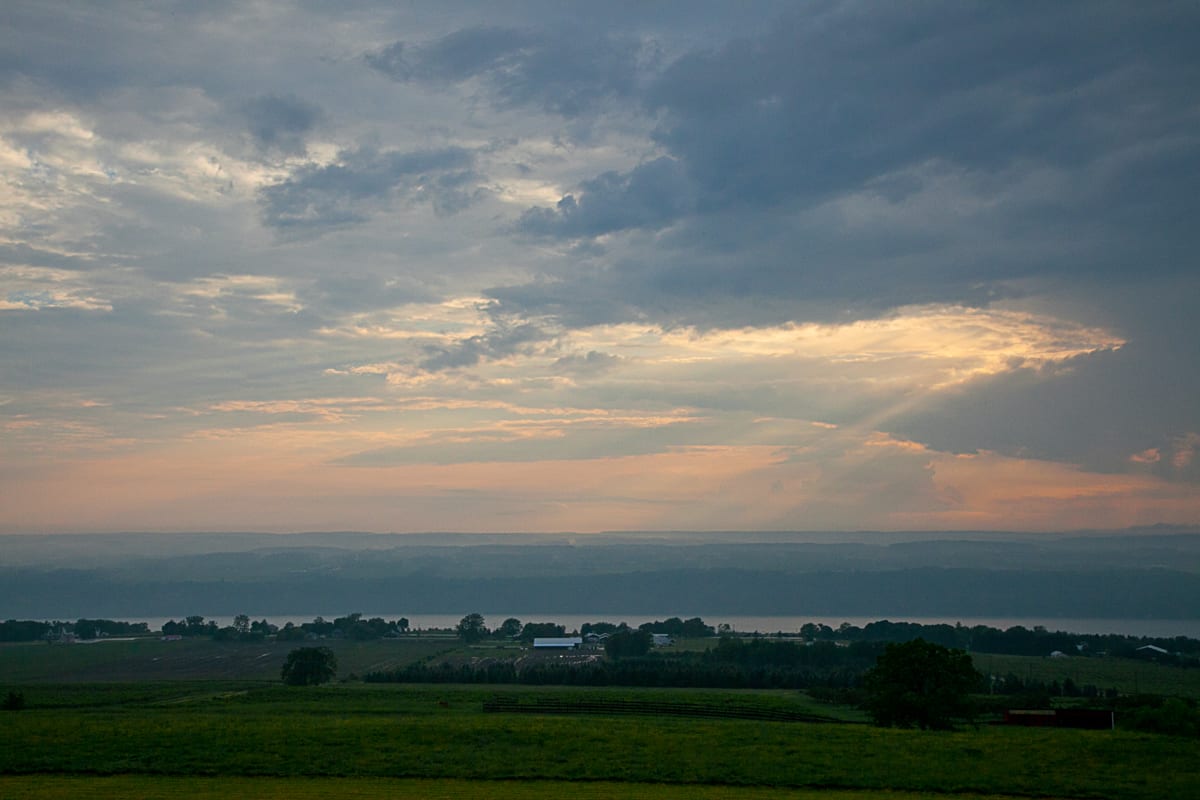 Sunset, Seneca Lake 