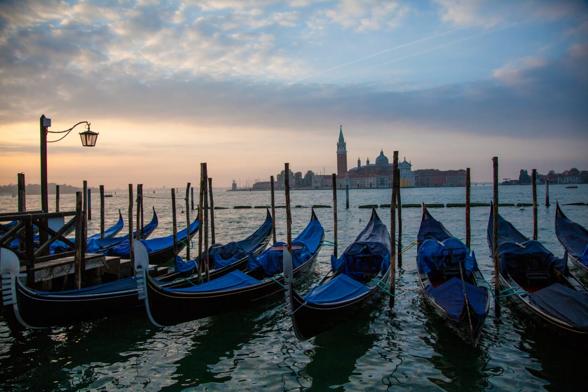 Gondolas at Sunrise 