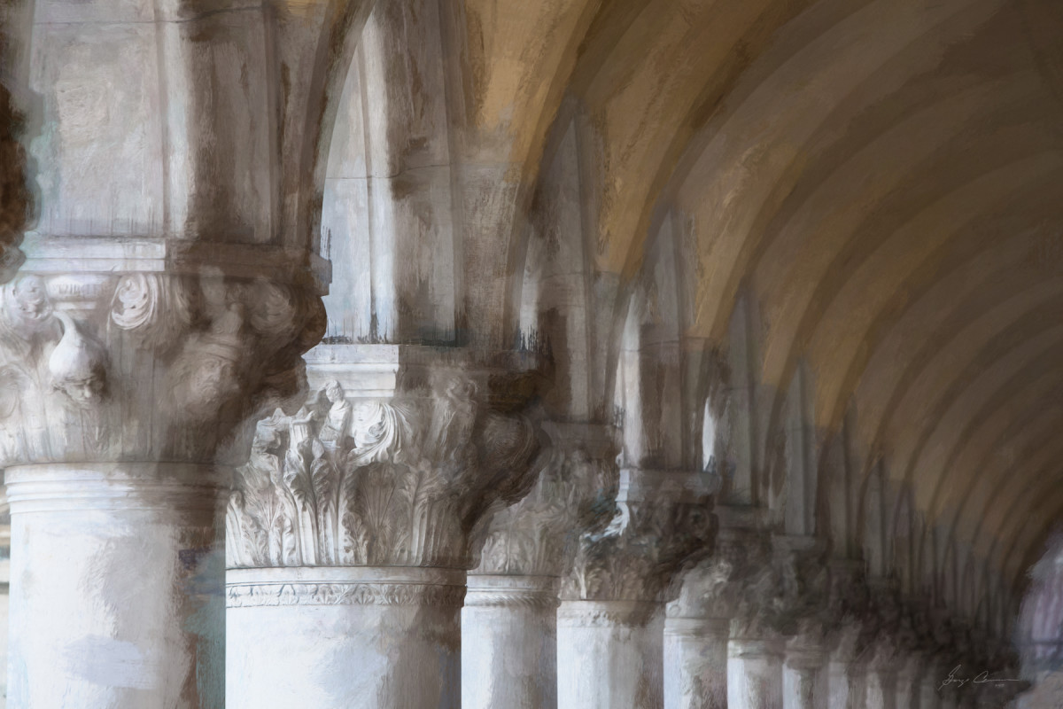 Columns, The Doge's Palace by George Cannon 