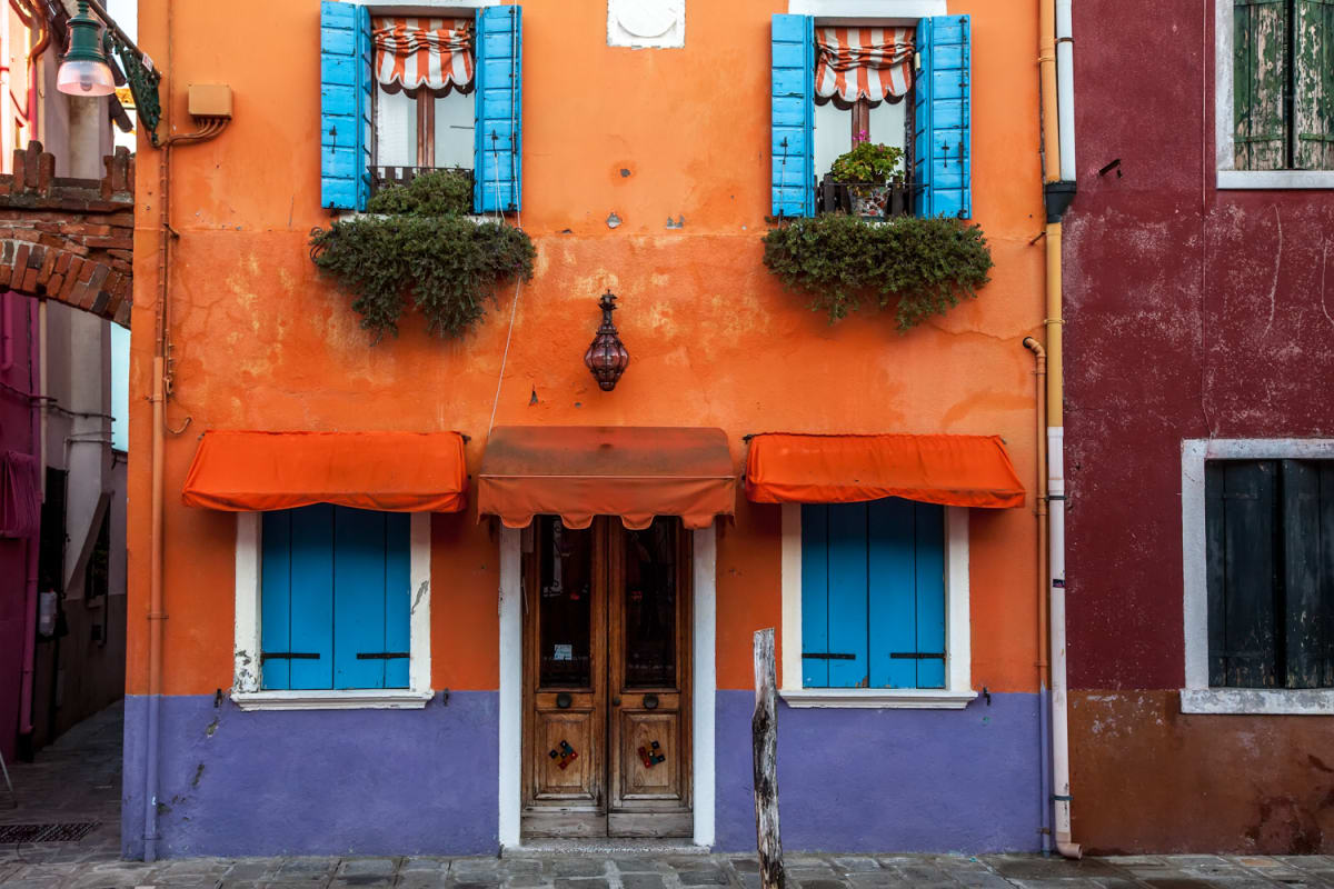 Orange Awnings, Burano 