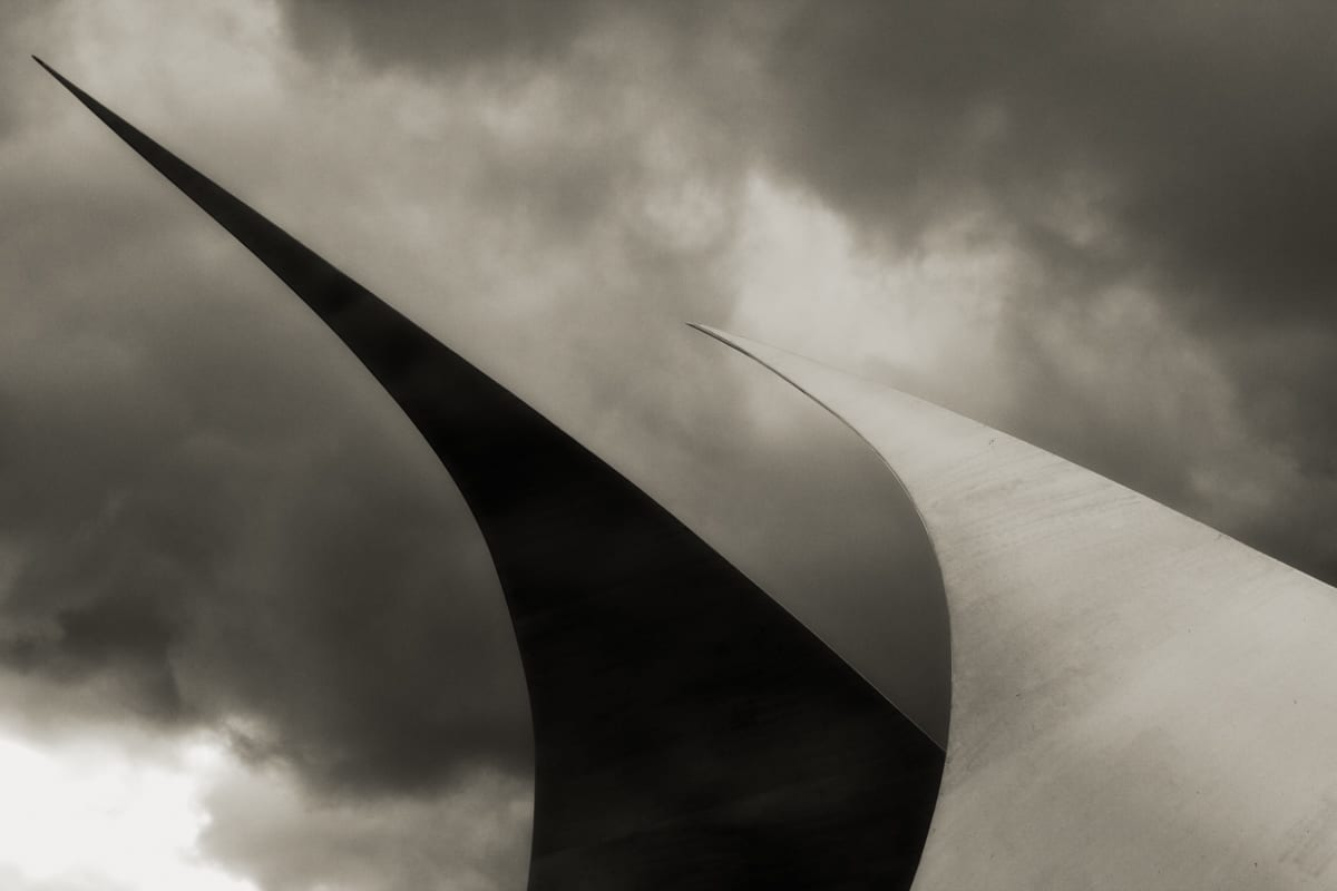 Sculptures and Clouds, Columbus, OH 