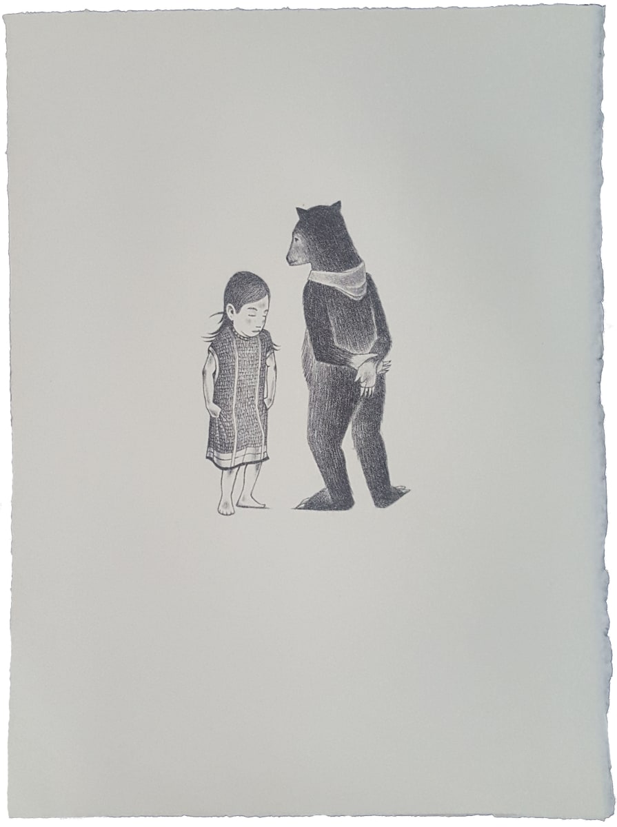 Osito Corrigiendo a niña by Alberto Cruz, Image 1.