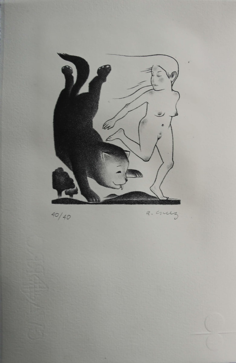Osito corriendo con niña by Alberto Cruz, Image 1.