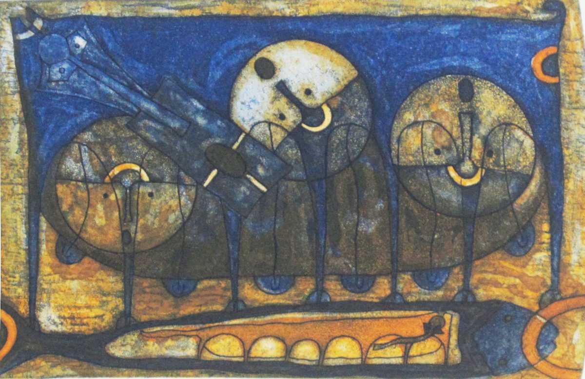 Animala sobre Pez by ROLANDO ROJAS, Image 1.