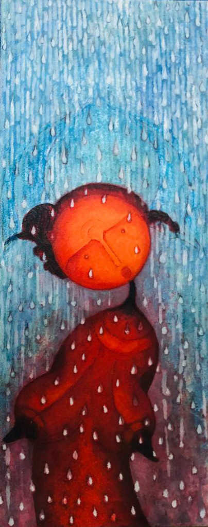 Paraguas Azul by ROLANDO ROJAS, Image 1.