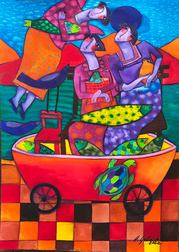 Dia de Pesca by ALICIA GALLARDO, Image 1.