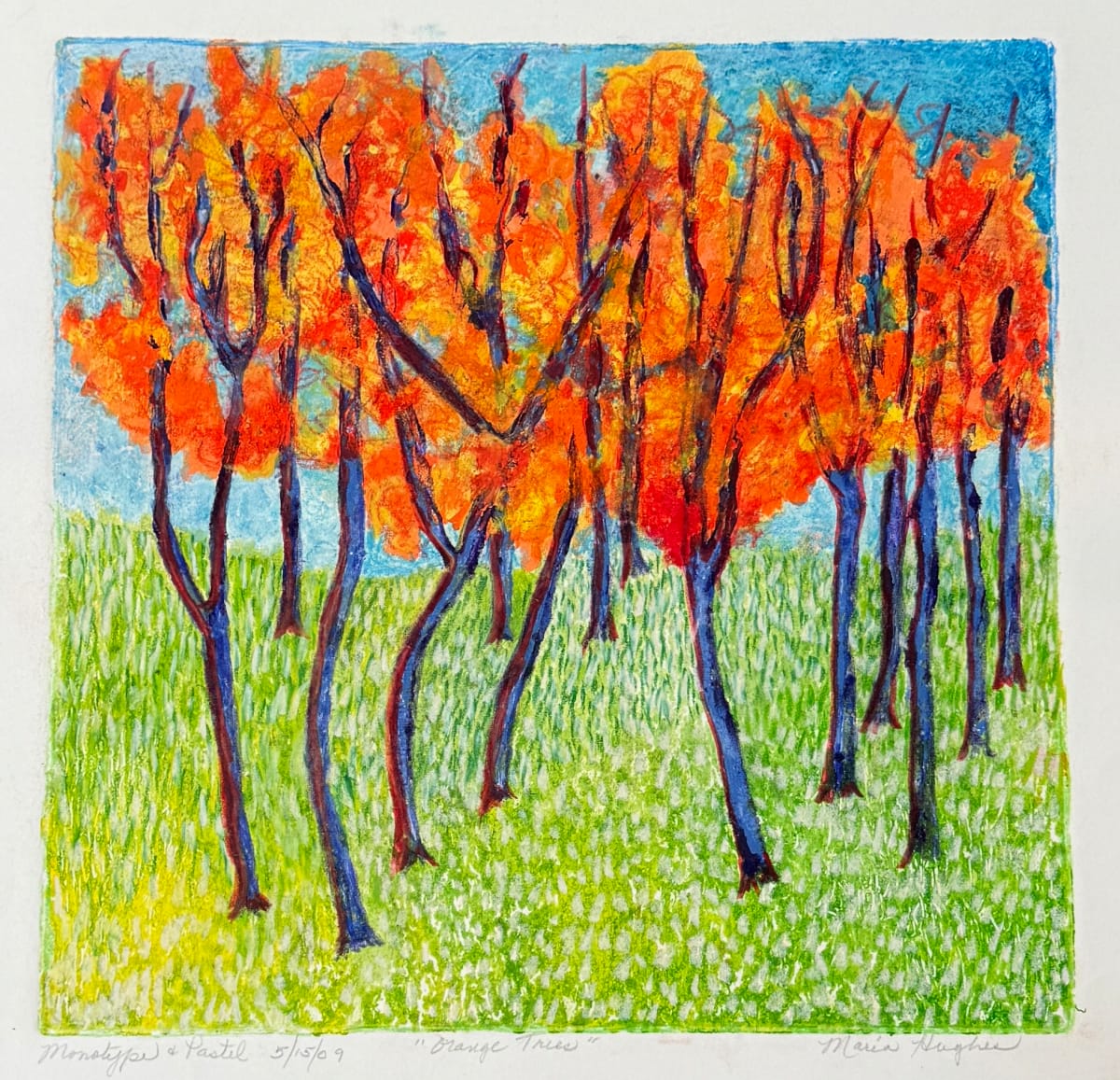 Orange Trees by MARIA HUGHES, Image 1.