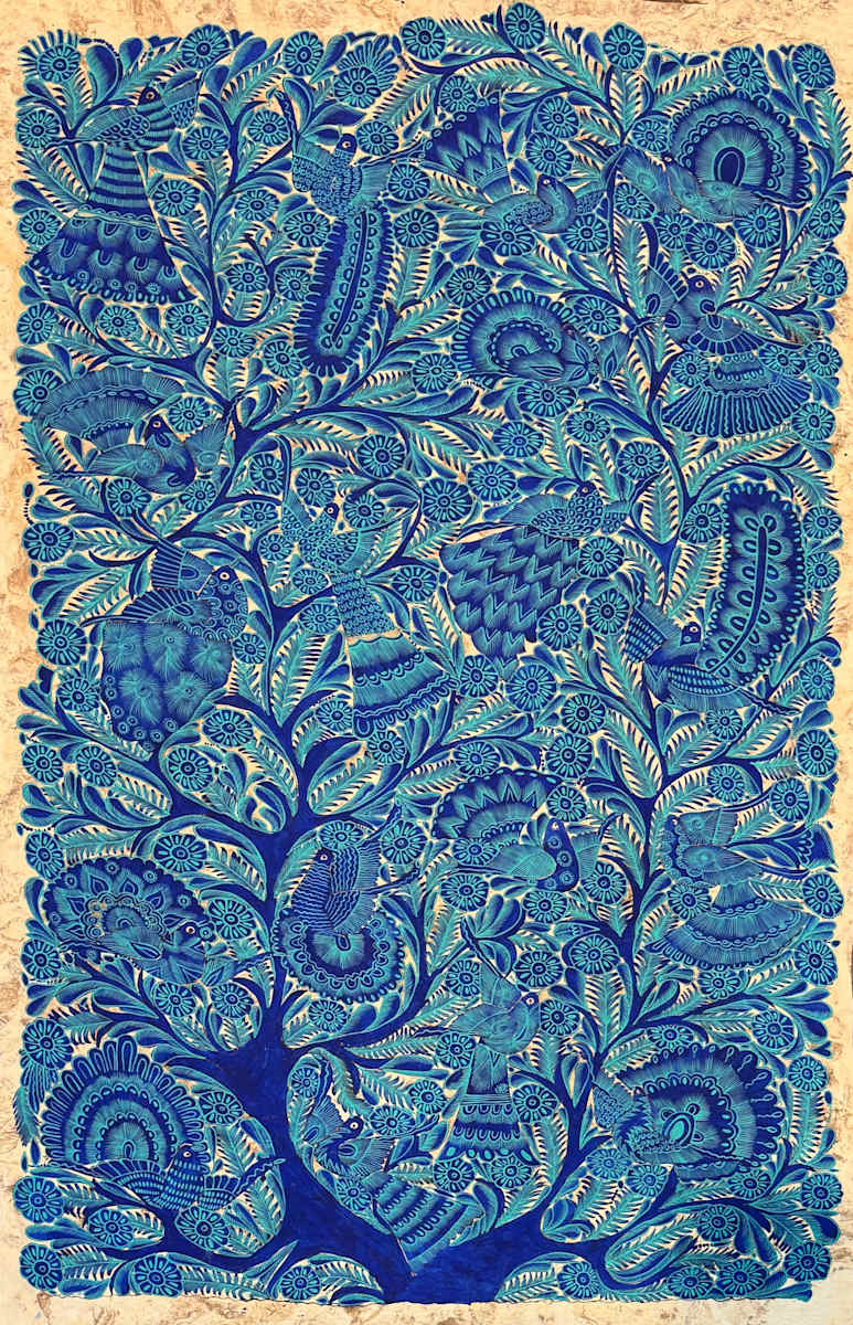 Intense Sapphire Birds VII by TOMAS RAMIREZ, Image 1.