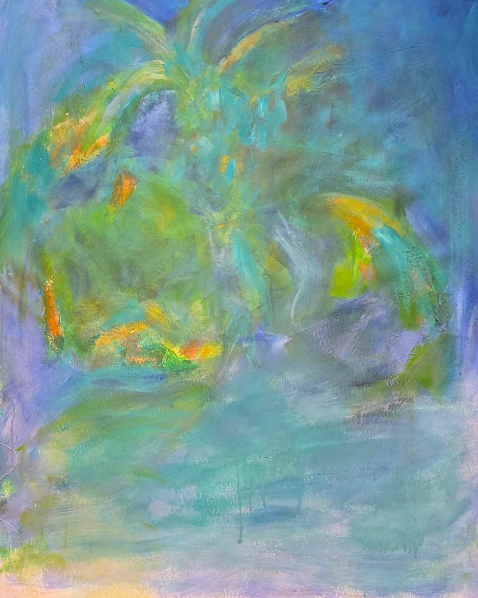 Palm tree at night by ANNE-JOËLLE GALLEY, Image 1.