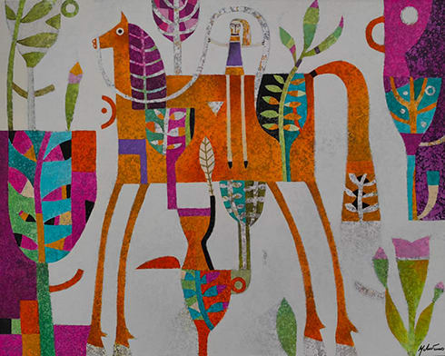 Jugando en el Jardín by Victor Mohedano 