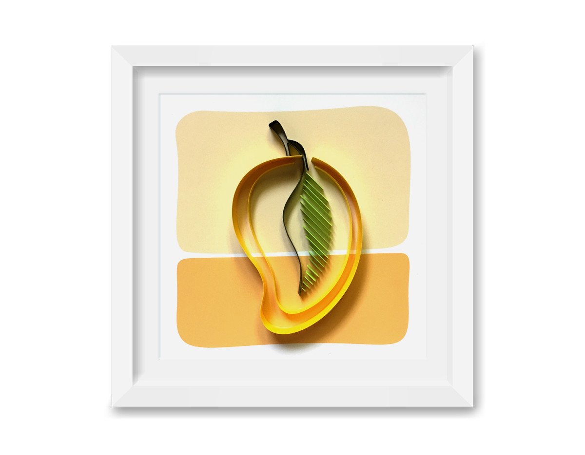 Family of Fruit - Mango by Paulina M Johnson 