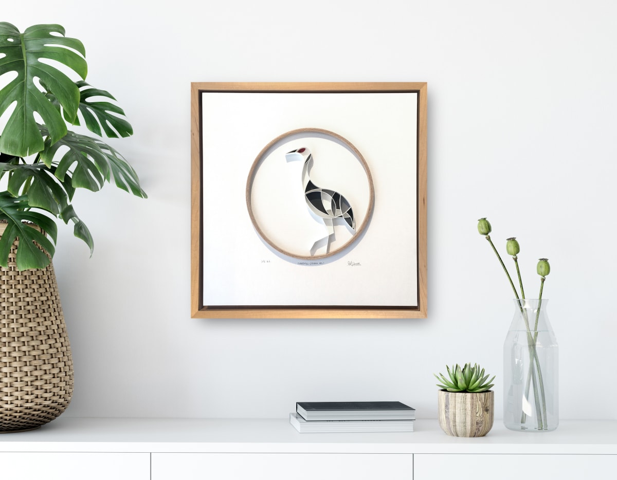 Sandhill Crane No.1 by Paulina M Johnson 