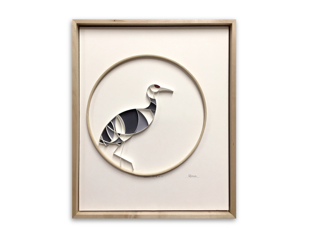 Sandhill Crane No.2 by Paulina M Johnson 