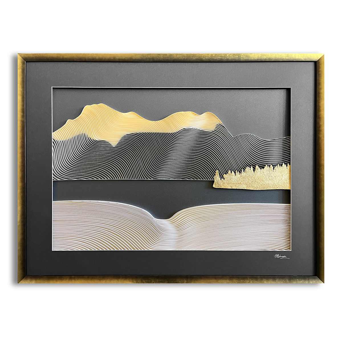 Amber Winter Trail by Paulina M Johnson 