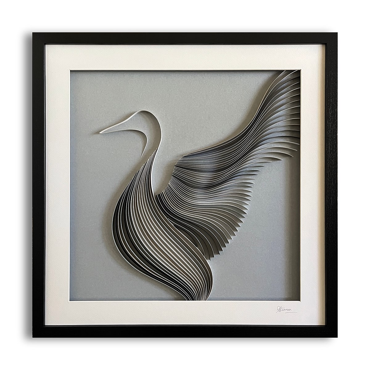 Crane no.6 by Paulina M Johnson 