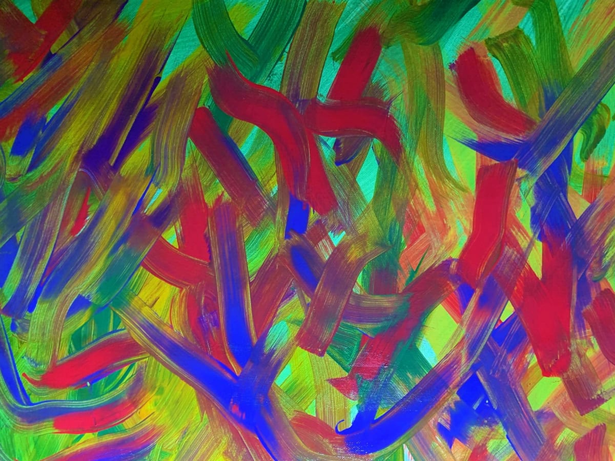 Crazy Night In September by Art By Uncle Paul 