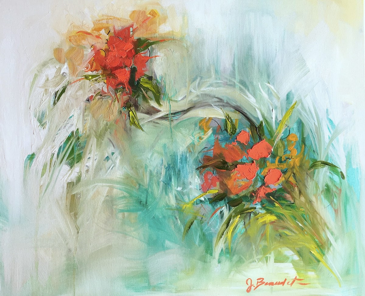 Abstract Floral 1 by Jennifer Beaudet (Zondervan) by Jennifer Beaudet  