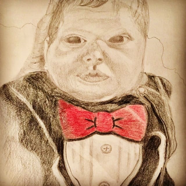 Amadeus James by Erika Koenig-Workman  Image: My newborn nephew Amadeus James