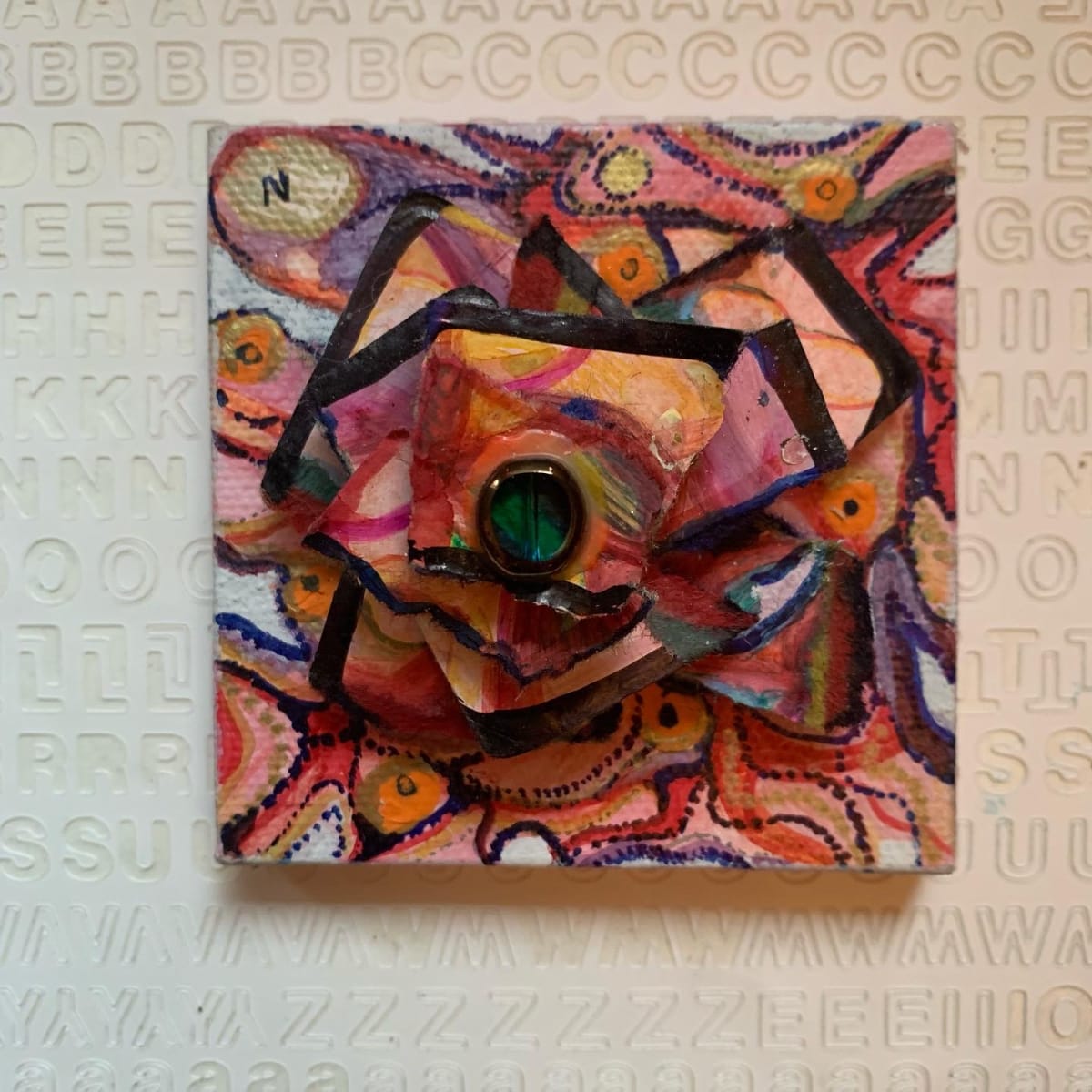You deconstructed me by Erika Koenig-Workman  Image: Multimedia three dimensional painting