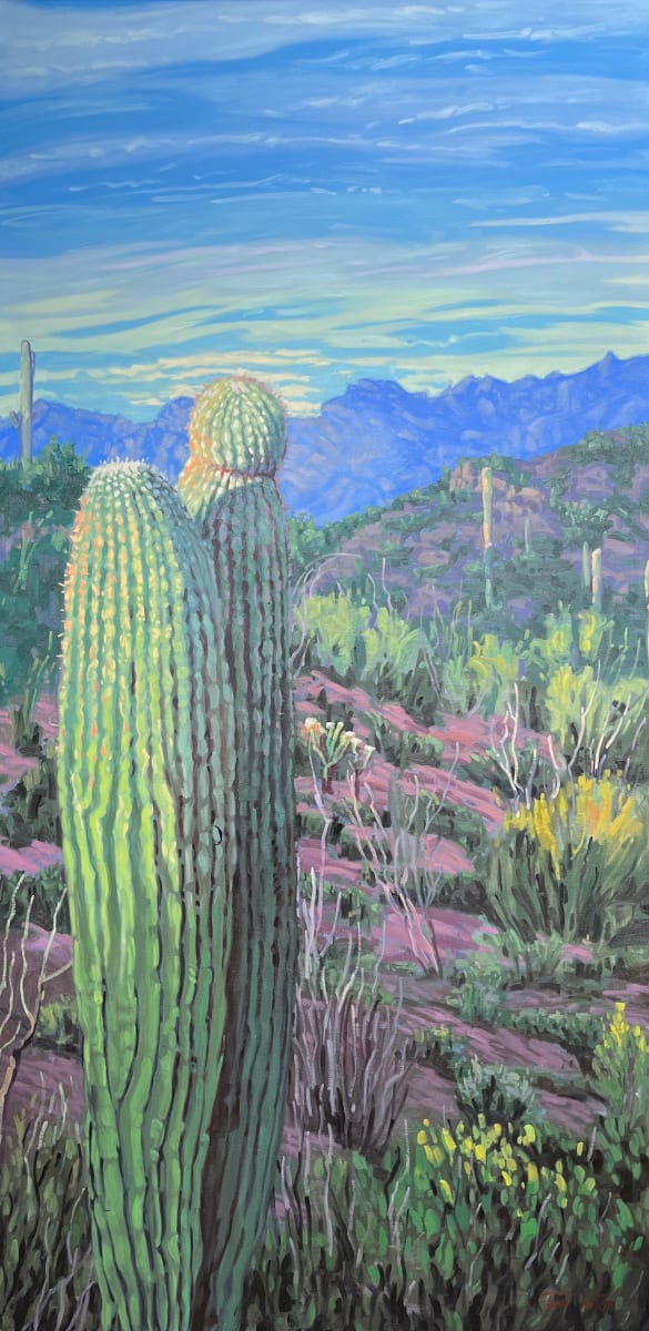 The Couple by Tim Norton  Image: Inspired by the Saguaro Cactus. From images I took in Tucson